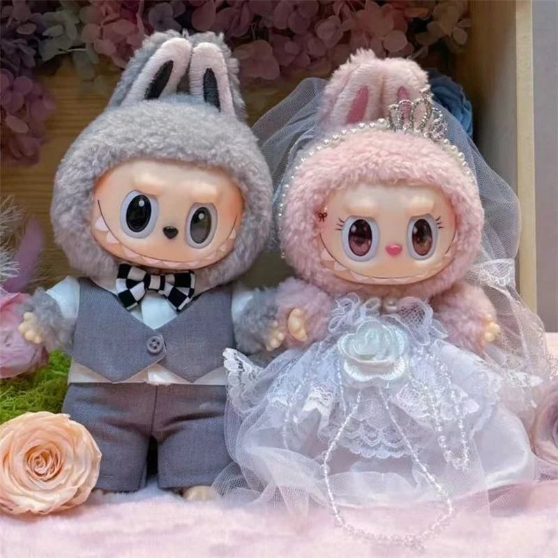 Baby Clothing Unisex - 15 17 سنتيمتر ل Labubu دمية