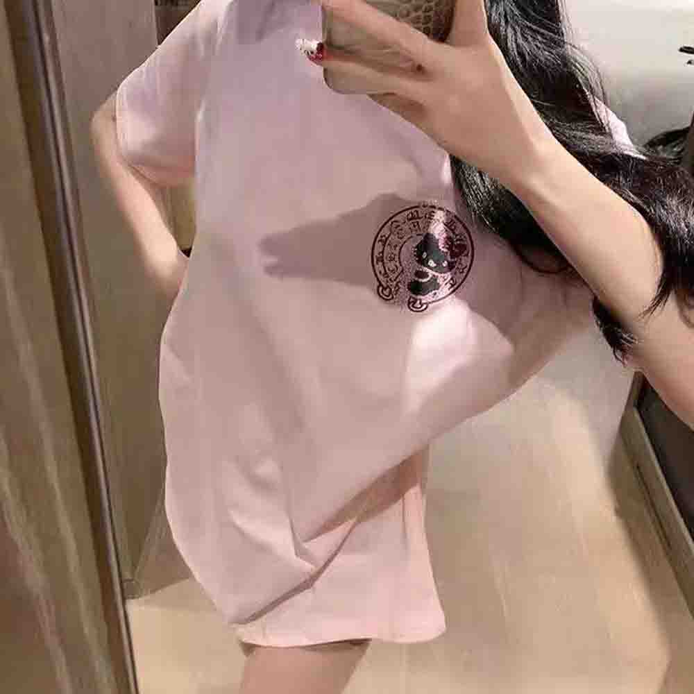Baby Clothing Sizes - تي شيرت نسائي مطبوع عليه هالو