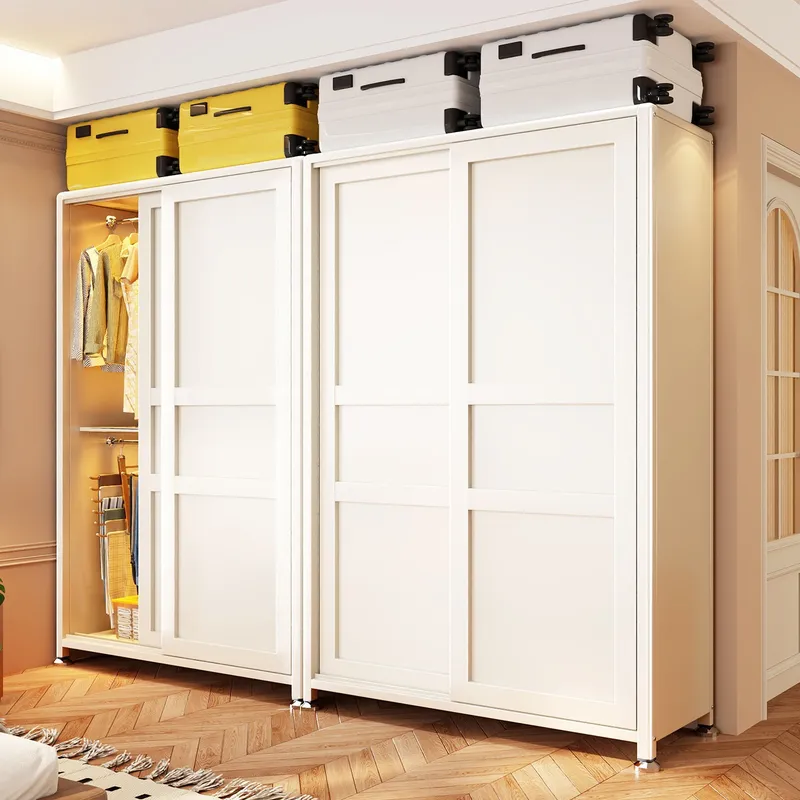 Baby Clothing Storage - خزانة ملابس فولاذية منزلية لغرفة النوم