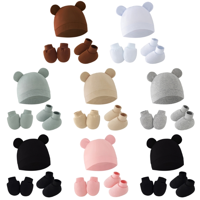 Baby Mittens Scratch - اینٹی سکریچ مِٹس اور فٹ کور