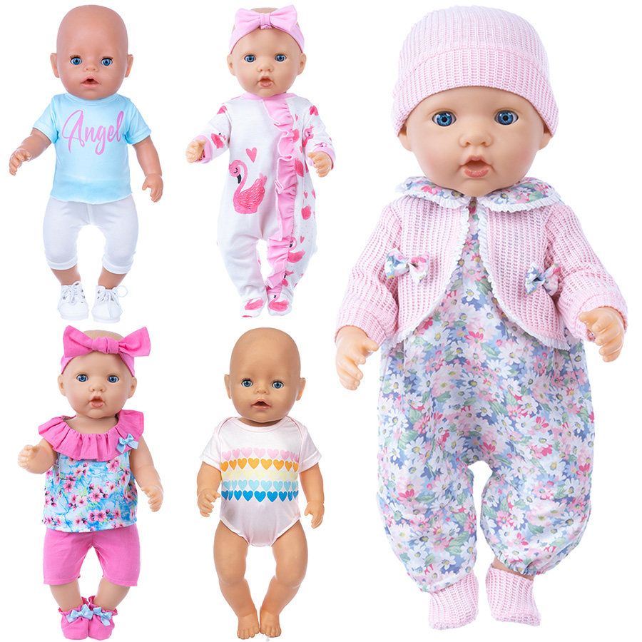 Baby Clothing Unisex - ملابس دمى لدمية ريبورن مقاس 18