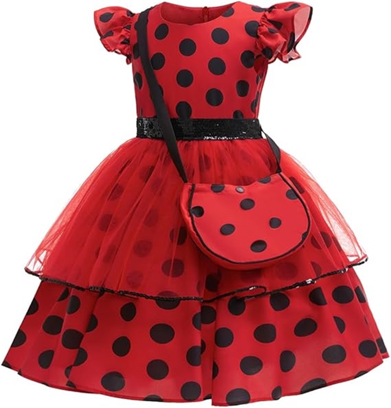 زي تنكري للفتيات فستان أحمر من - مراجعة Baby Clothing Sizes وسعره