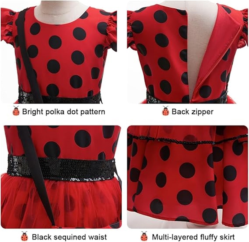 زي تنكري للفتيات فستان أحمر من - مراجعة Baby Clothing Sizes وسعره