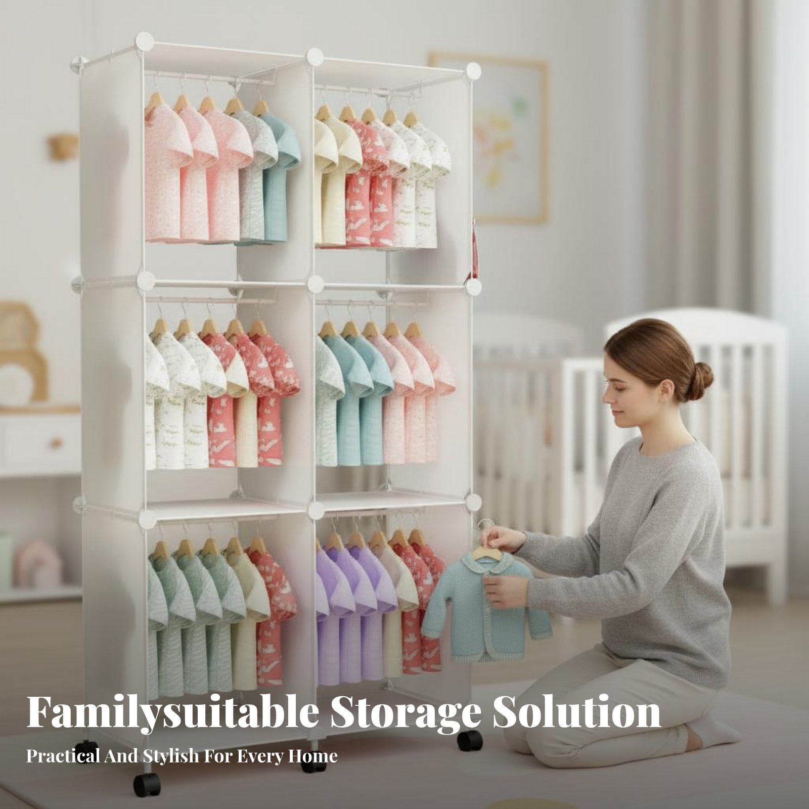خزانة ملابس متنقلة للأطفال بتص - مراجعة Baby Clothing Wardrobe وسعره