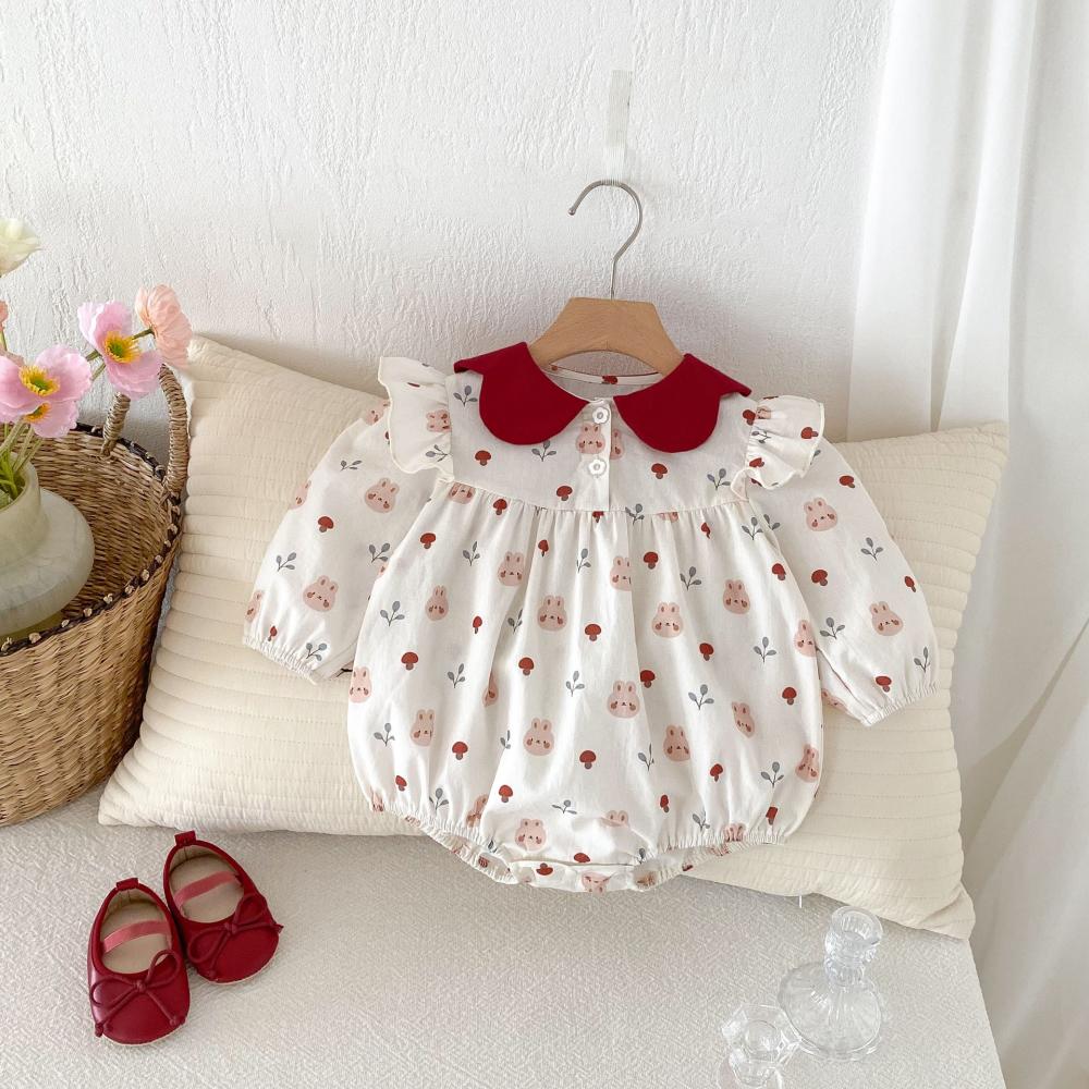 بدلة أطفال مطبوعة على شكل أرنب - مراجعة Baby Clothing Quality وسعره