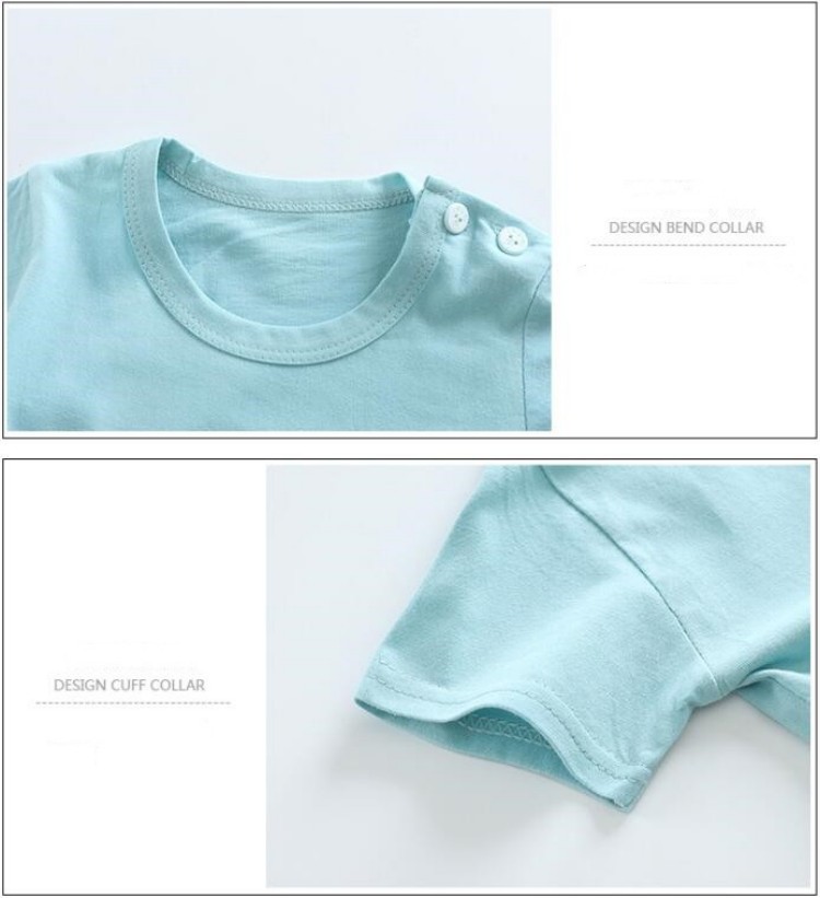 القطن تيز + السراويل 2 قطعة طق - مراجعة Baby Clothing For Summer وسعره