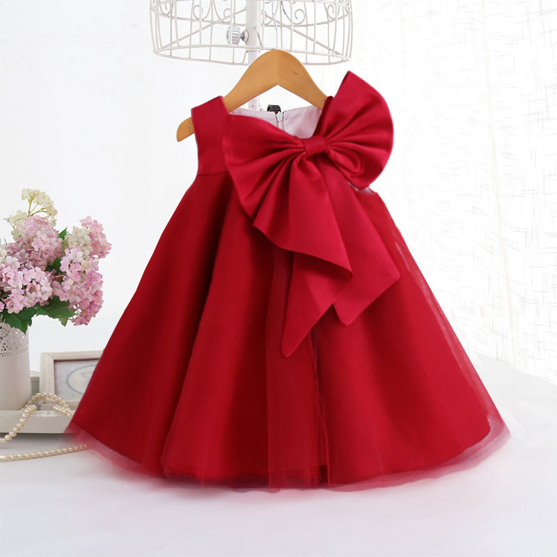 فستان بناتي صيفي بفيونكة كبيرة - مراجعة Baby Clothing For Summer وسعره