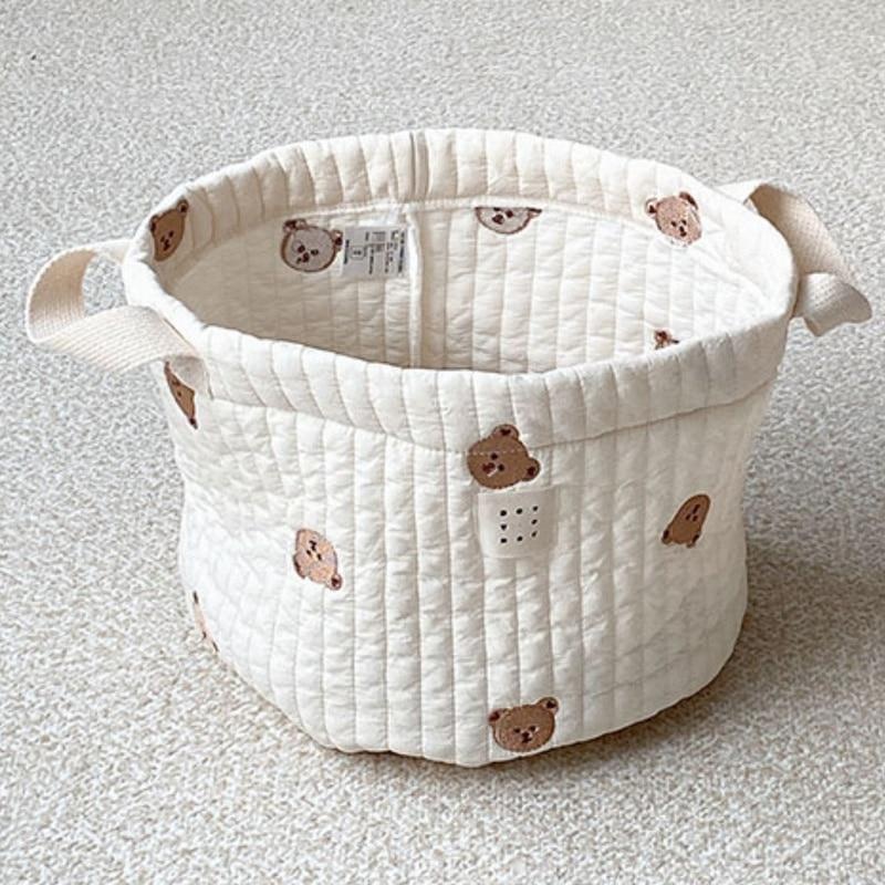 لطيف الدب التطريز حقيبة حفاضات - مراجعة Baby Clothing Storage وسعره