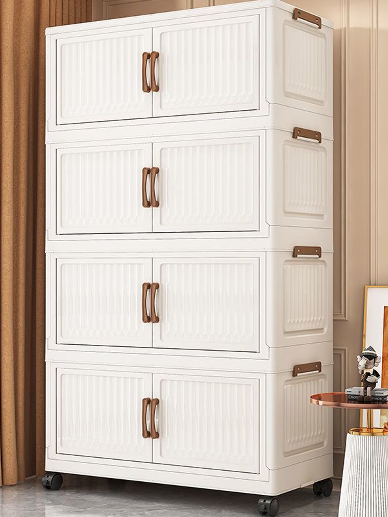 خزانة ملابس بلاستيكية متعددة ا - مراجعة Baby Clothing Storage وسعره