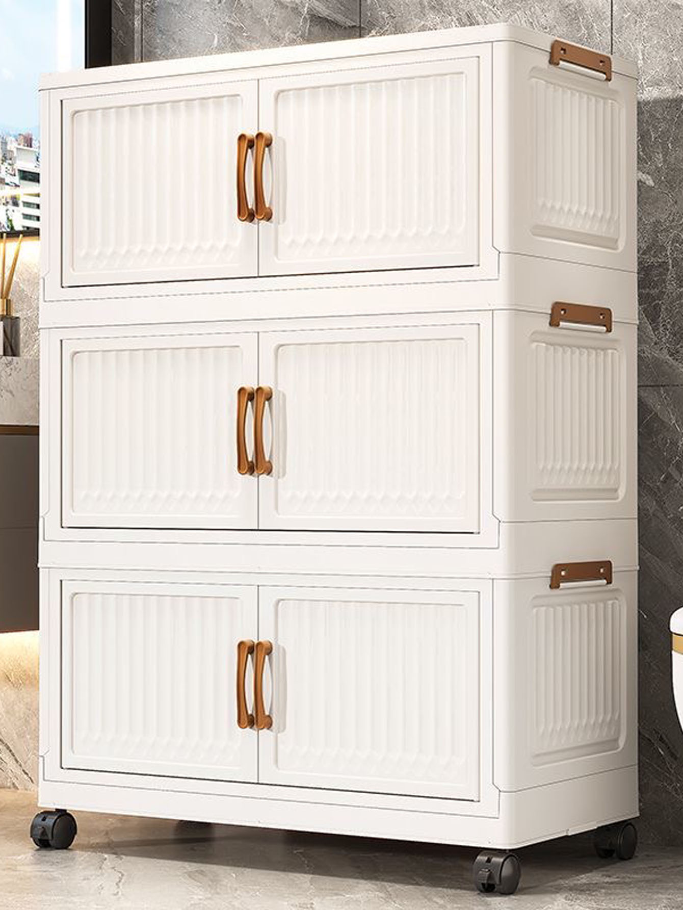 خزانة ملابس بلاستيكية متعددة ا - مراجعة Baby Clothing Storage وسعره