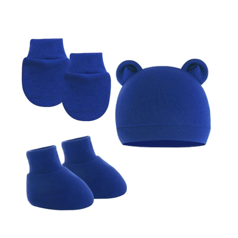 قفازات جورب قبعة الأطفال حديثي - مراجعة Baby Mittens Scratch وسعره
