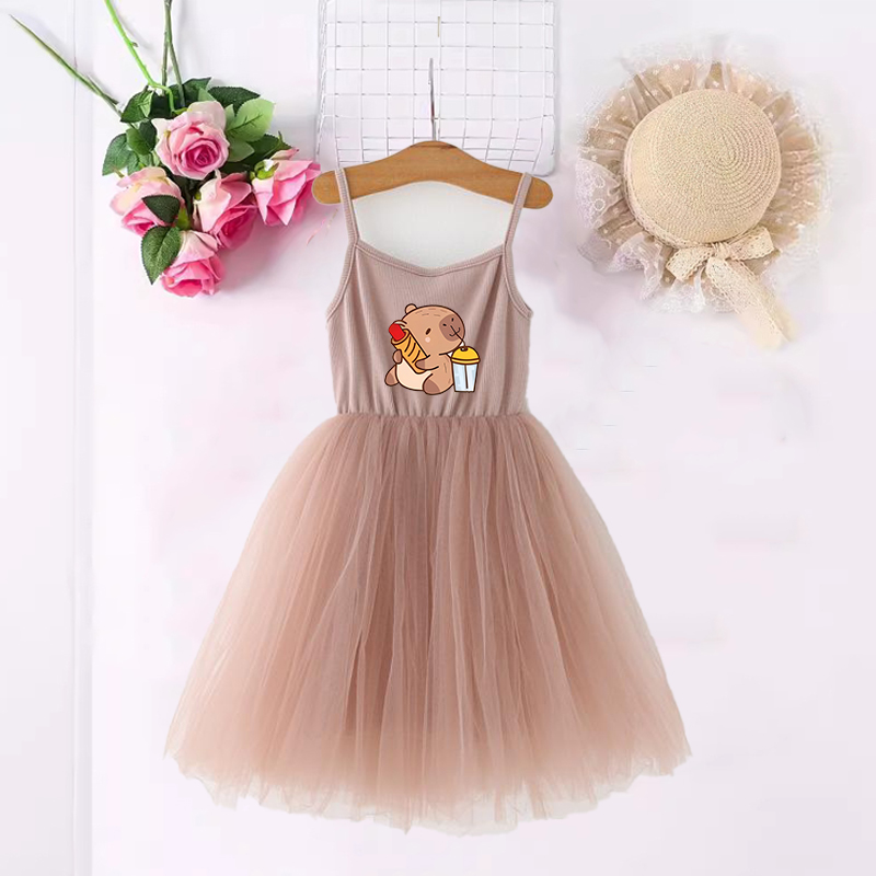 فساتين كابيبارا للفتيات مطبوعة - مراجعة Baby Clothing For Summer وسعره