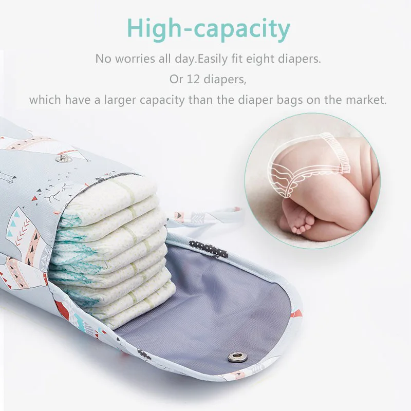 حقيبة منظم حفاضات الأطفال قابل - مراجعة Baby Clothing Storage وسعره