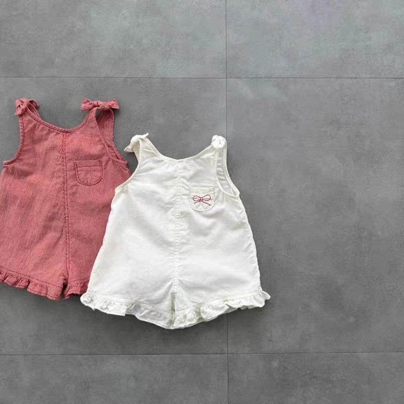 رومبير صيفي للبنات مع مريلة وش - مراجعة Baby Clothing For Summer وسعره