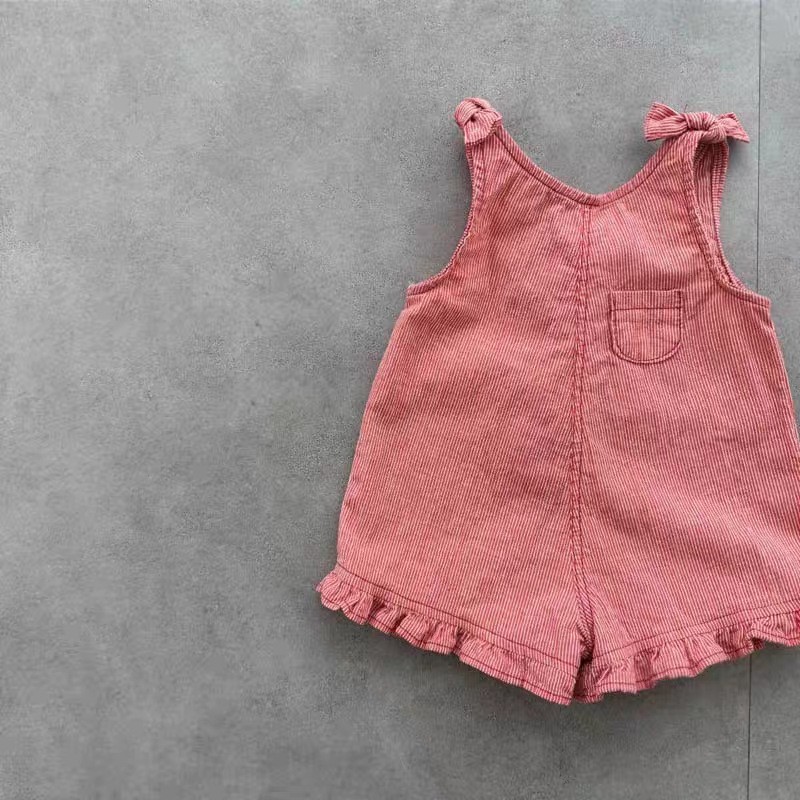 رومبير صيفي للبنات مع مريلة وش - مراجعة Baby Clothing For Summer وسعره