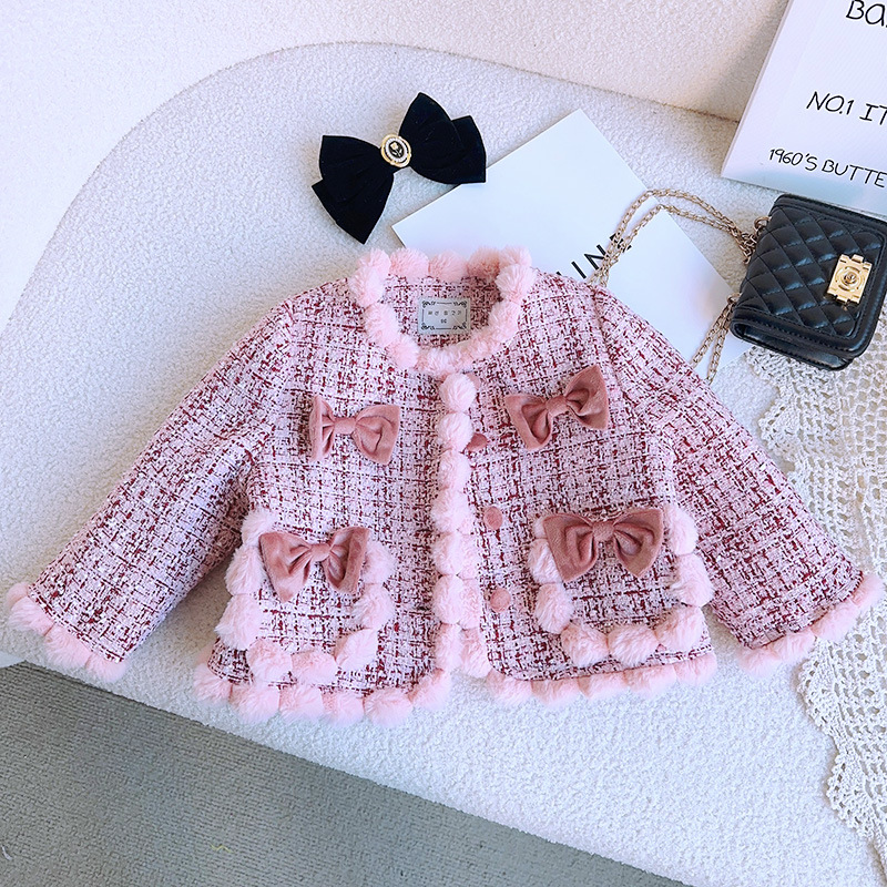 طقم شورت ومعطف تويد للفتيات ال - مراجعة Baby Clothing Designer وسعره